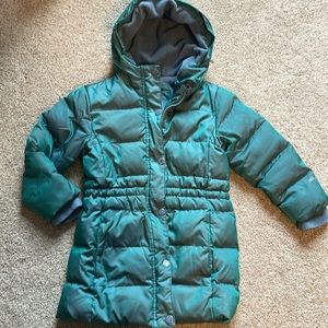 Long Toddler Down Feather Eddie Bauer winter coat